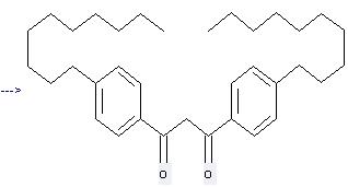 1-(4-Decylphenyl)ethanone can react with 4-Decyl-benzoic acid ethyl ester to give 1,3-Bis-(4-decyl-phenyl)-propane-1,3-dione.